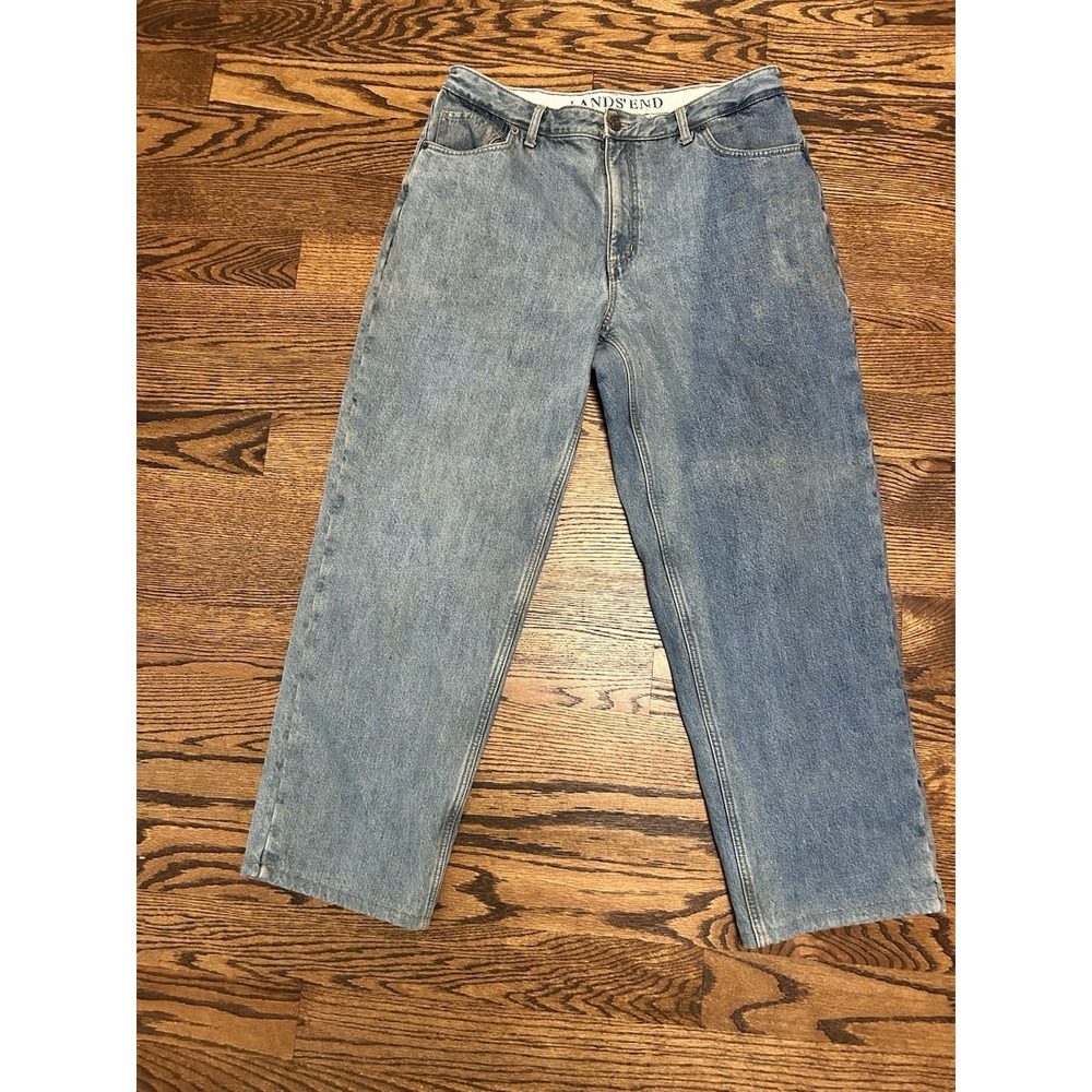 Lands‎ End Jeans Mens 36X29 Lined Traditional Tapered Leg Outdoor